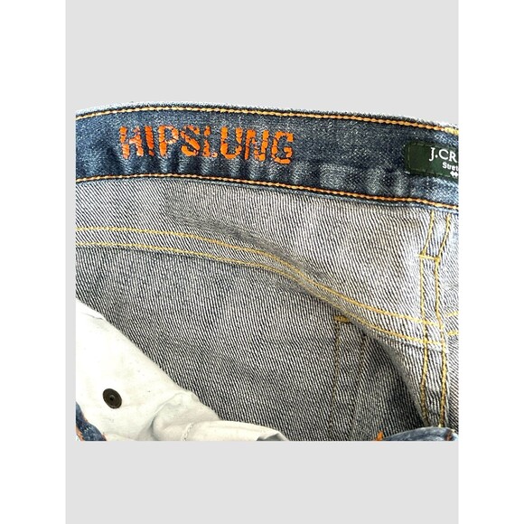 J. Crew Stretch HIPSLUNG Women Blue Jeans Denim Pants 29S Dark Wash Bootcut - Picture 7 of 7